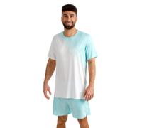 BIDI BADU Crew 2.0 Maglietta Uomini - turchese, bianco