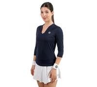 BIDI BADU Crew 2.0 V - Neck Manica lunga Donna blu scuro
