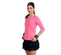 BIDI BADU Crew 2.0 V - Neck Manica lunga Donna rosa