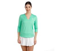 BIDI BADU Crew 2.0 V-Neck Manica lunga Donna-verde in verde