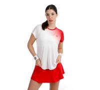 BIDI BADU Crew Fade 2.0 Maglietta Donna - rosso, bianco