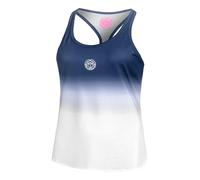 BIDI BADU Crew Gradiant Canottiera Donna - Blu Scuro, Bianco