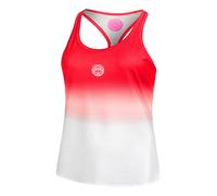 BIDI BADU Crew Gradiant Canottiera Donna - Rosso, Bianco