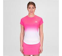 BIDI BADU Crew Gradiant Maglietta Donna-Rosa,Bianco in rosa, Taglia: M