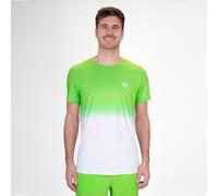 BIDI BADU Crew Gradiant Maglietta Uomini - Verde Neon, Bianco
