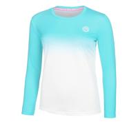 BIDI BADU Crew Gradiant Manica Lunga Donna-Turchese,Bianco in turchese, Taglia: XS