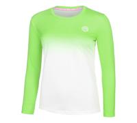 BIDI BADU Crew Gradiant Manica Lunga Donna-Verde Neon,Bianco in verde neon, Taglia: XL
