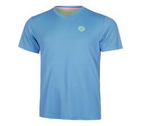 BIDI BADU Crew Inside Out V - Neck Maglietta Uomini Blu, Verde Neon, Taglia: S
