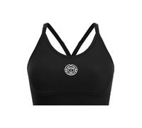 BIDI BADU Crew Low Support Strappy Reggiseni Sportivi Donna-Nero in nero, Taglia: XS