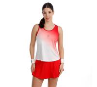BIDI BADU Crew Racerback Canottiera Donna - rosso, bianco, Taglia: XS