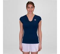 BIDI BADU Crew V-Neck Maglietta Donna-Blu Scuro in blu scuro, Taglia: S