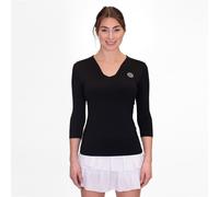 BIDI BADU Crew V - Neck Manica Lunga Donna Nero