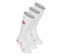 BIDI BADU Crispy White Crew Move Calzini Da Tennis - Bianco, Taglia: 35 38