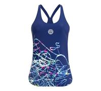 BIDI BADU Donna Canottiera Good Vibes Tank Blu Scuro L