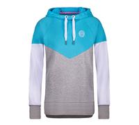 BIDI BADU Flavia Felpa Con Cappuccio Donna-Blu Chiaro,Grigio Chiaro in blu chiaro