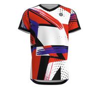 BIDI BADU Good Vibes V-Neck Maglietta Uomini - Multicolore