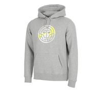 BIDI BADU Hey Laguna Logo Felpa con Cappuccio Uomini Grigio Chiaro