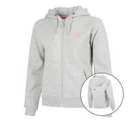 BIDI BADU Hey Laguna Logo Zip Felpa con cappuccio Donna - grigio chiaro