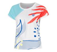 BIDI BADU Hey Laguna Maglietta Donna-bianco, multicolore in bianco