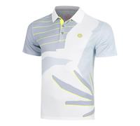 BIDI BADU Hey Laguna Polo Uomini-bianco, multicolore in bianco