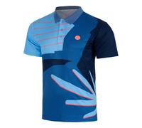 BIDI BADU Hey Laguna Polo Uomini-blu, corallo in blu