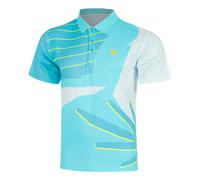 BIDI BADU Hey Laguna Polo Uomini-turchese, multicolore in turchese, Taglia: S