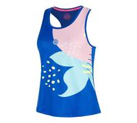 BIDI BADU Hey Laguna Racerback Canottiera Donna - blu, multicolore, Taglia: S