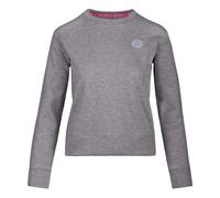 BIDI BADU Mirella Basic Crew Felpa Donna-Grigio Chiaro,Bianco in grigio chiaro, Taglia: S