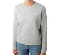 BIDI BADU Mirella Basic Crew Manica Lunga Donna in grigio chiaro, Taglia: L