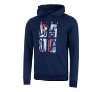 BIDI BADU New York 2024 Logo Chill Felpa Con Cappuccio Uomini in blu scuro, Taglia: XS