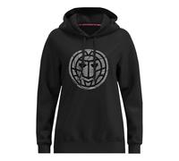 BIDI BADU Protected Leafs Chill Felpa Con Cappuccio Donna-Nero,Bianco in nero