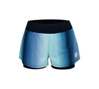 BIDI BADU Spectrum 2In1 Printed Pantaloncini Donna in blu scuro, Taglia: XS