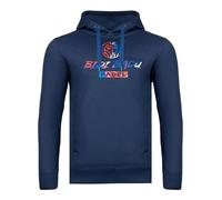 BIDI BADU Tajeu Lifestyle Hoody - Dark Blue Uomini Felpa con Cappuccio Blu Scuro M