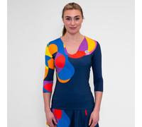 BIDI BADU Twiggy Manica Lunga Donna in blu scuro, Taglia: XS