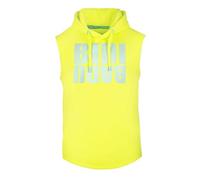 BIDI BADU Uomini Felpa con Cappuccio Serratus Push Move Hoody - Mint Giallo Neon L