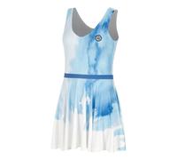 BIDI BADU Watercolour Abito Donna-Bianco,Blu in bianco