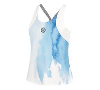 BIDI BADU Watercolour Canottiera Donna-Bianco,Blu in bianco, Taglia: XL