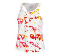 BIDI BADU Wild Arts Chill Canottiera Donna-Bianco,Multicolore in bianco, Taglia: L