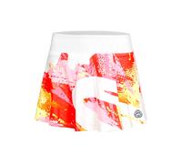 BIDI BADU Wild Arts Printed Wavy Gonna Donna-Bianco,Multicolore in bianco, Taglia: XL