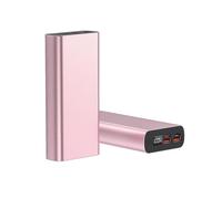 Bidirezionale PD 22.5W 1260110 Batteria Polimero Custodia di Alimentazione Con Display Digitale LCD Lega Shell Back Up Alimentazione A Batteria Per Elettrico Portatile