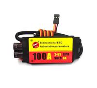 Bidirezionale Regolabile 12A 20A 40A 60A 80A 100A Brushless Uscita UBEC Per Aircraft Nave Subacquea Elica Brushless Motore Esc