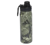 Bidon Adidas Graphic Metal 600ml - night cargo/night cargo - Verde