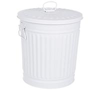 YES EVERYDAY London BIDONE, Ferro, Bianco, Unica