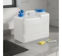Bidone Acqua Campeggio 15L HDPE Tanica in Plastica con Rubinetto per Outdoor