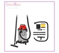 TC-VC 1930 S Nero, Grigio, Rosso 30 L 1500 W, Aspira bagnato / asciutto rosso/Argento, Secco e bagnato, Nero, Grigio, Rosso, 30 L, 19 kPa, 2,5 m, 2,5 m