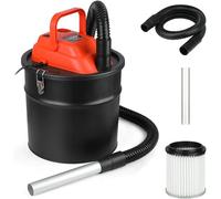 Bidone Aspiracenere 800W 18LT per Camino Stufa a Pellet Funzione Soffiante