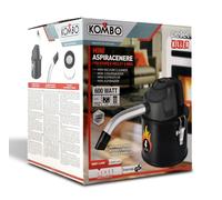 Bidone Aspiracenere Barbecue Motore 600W Serbatoio Smaltato da 4 Lt con Filtro