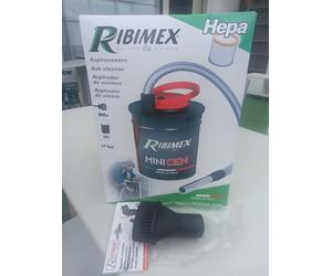 Bidone Aspiracenere elettrico Minicen Ribimex 800W con spazzola orientabile