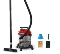 Einhell Aspiratore per liquidi e solidi TC-VC 1240 S | 950 W | 180 mbar | 4 ruote piroettanti | serb. 12 L | con bocchetta per fessure e bocchetta combinata | Filtro in schiuma