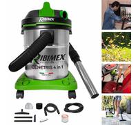Bidone aspiratutto aspira polvere liquidi soffiatore aspiracenere 4 in 1 Ribimex